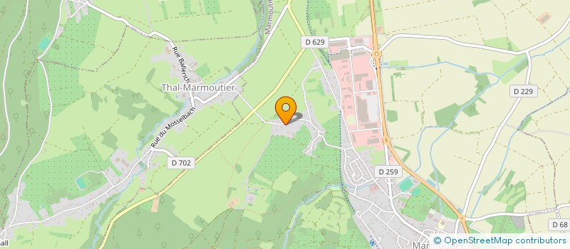 localisation de l'entreprise SCI ALSBRENOR  MARMOUTIER