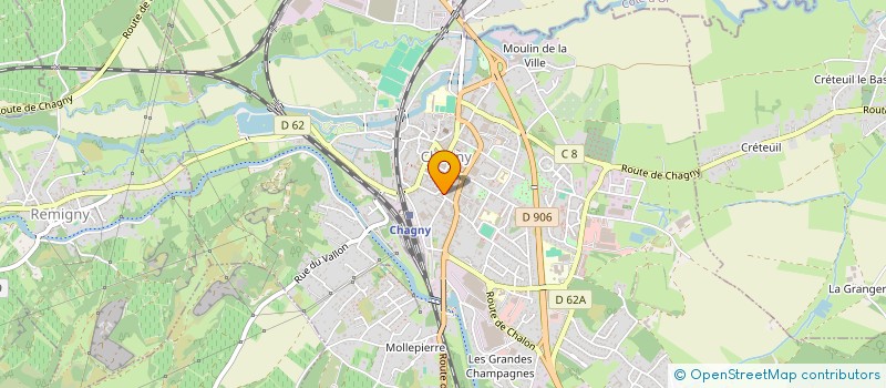 localisation de l'entreprise SCI ALSECHIES  CHAGNY