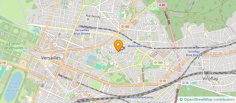 localisation de l'entreprise SCI ALSEP à VERSAILLES
