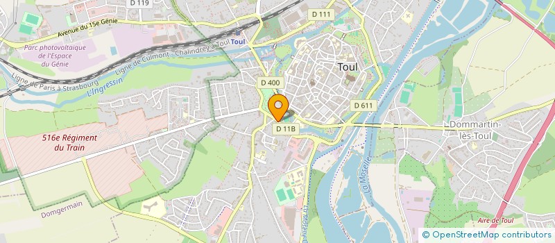 localisation de l'entreprise SCI ALSER  TOUL