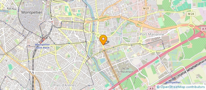 localisation de l'entreprise SCI ALSHO à MONTPELLIER