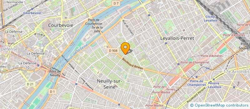 localisation de l'entreprise SCI ALSIAR à NEUILLY-SUR-SEINE