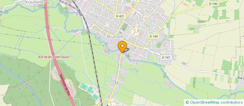 localisation de l'entreprise SCI ALSID  BRUMATH