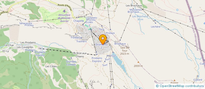 localisation de l'entreprise SCI ALSIEN  MORZINE