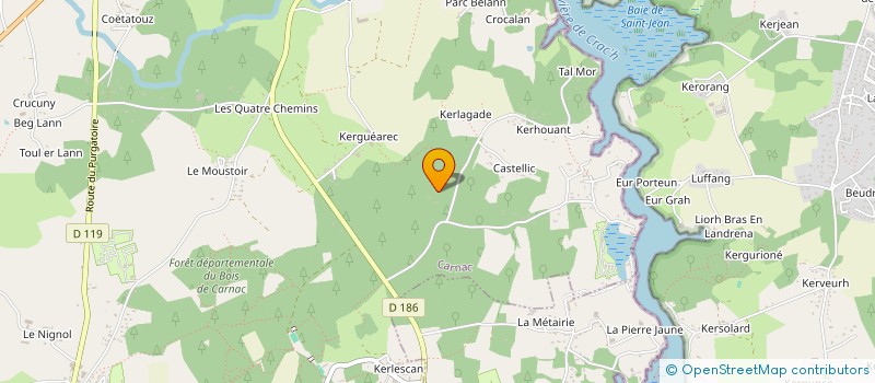 localisation de l'entreprise SCI ALSIPAU  CARNAC