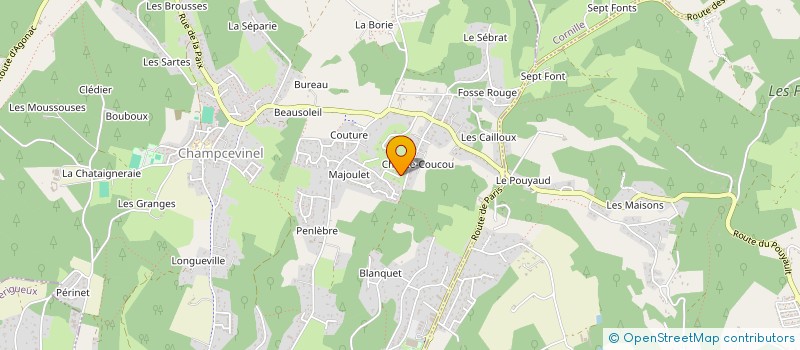 localisation de l'entreprise SCI ALSO  CHAMPCEVINEL