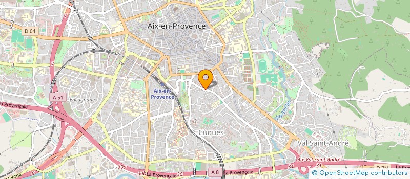 localisation de l'entreprise SCI ALSOM à AIX-EN-PROVENCE