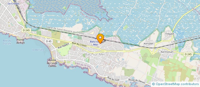 localisation de l'entreprise SCI ALSTA  BATZ-SUR-MER