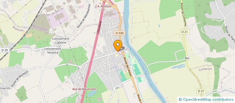 localisation de l'entreprise SCI ALSTEPHI  BRESSOLS