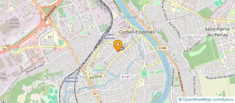 localisation de l'entreprise SCI ALSTINA à CORBEIL-ESSONNES