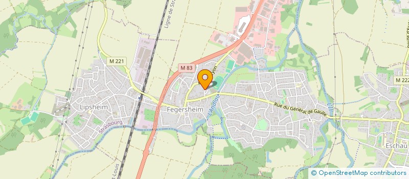 localisation de l'entreprise SCI ALSYL  FEGERSHEIM