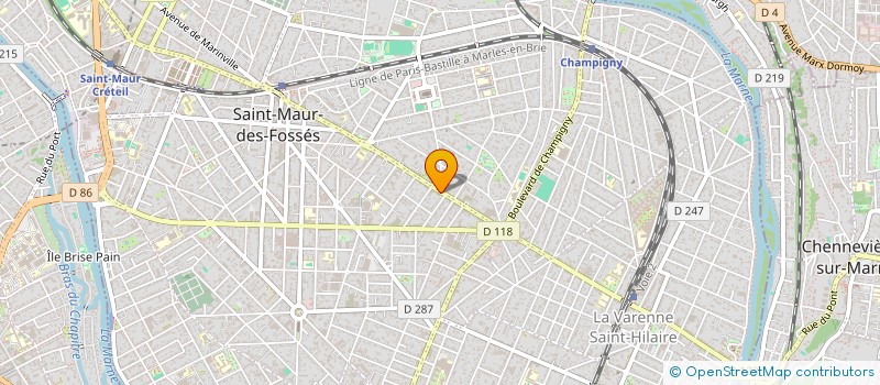 localisation de l'entreprise SCI ALT à SAINT-MAUR-DES-FOSSES