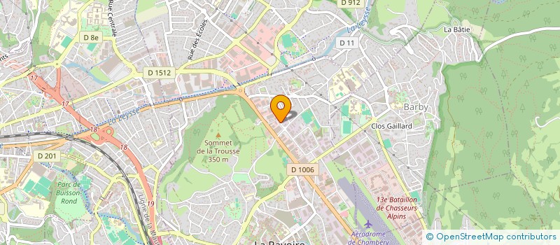 localisation de l'entreprise SCI ALTA RAVOIRE  LA RAVOIRE