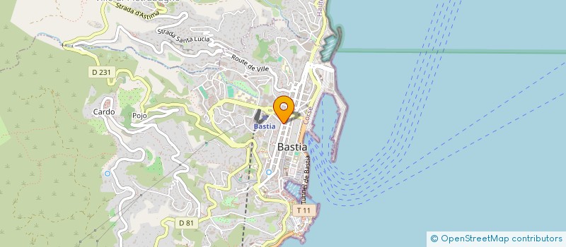 localisation de l'entreprise SCI ALTA ROCCA à BASTIA