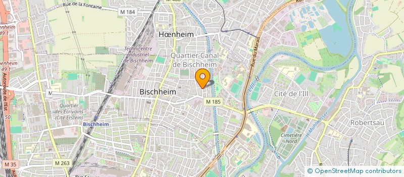 localisation de l'entreprise SCI ALTAC  BISCHHEIM