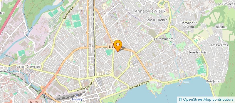 localisation de l'entreprise SCI ALTAIR à ANNECY