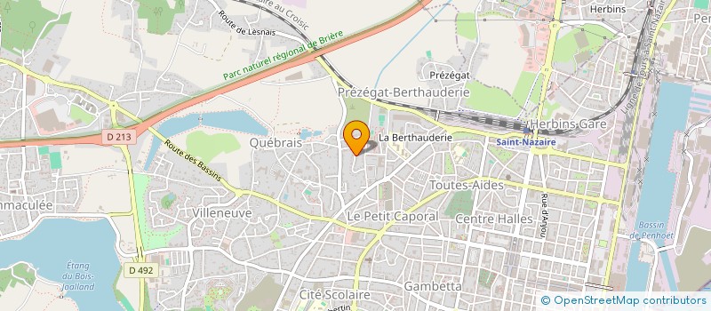 localisation de l'entreprise SCI ALTAIR  SAINT-NAZAIRE