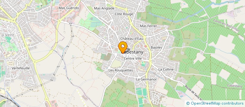 localisation de l'entreprise SCI ALTAIR  CABESTANY