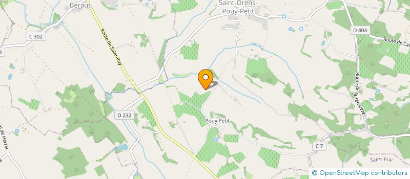 localisation de l'entreprise SCI ALTAIR  CASTELNAU SUR L'AUVIGNON