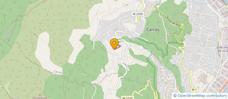 localisation de l'entreprise SCI ALTAIR à CARROS