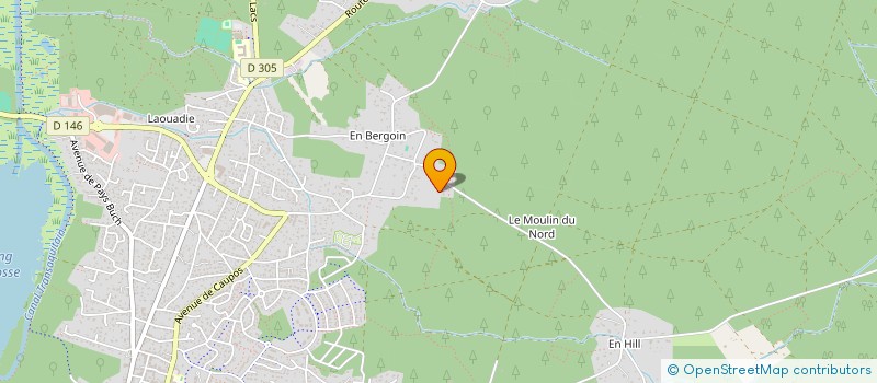 localisation de l'entreprise SCI ALTAIR  BISCARROSSE