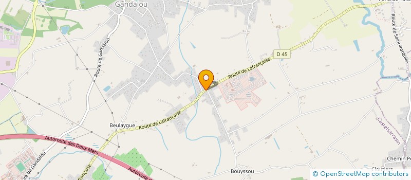 localisation de l'entreprise SCI ALTAUTO  CASTELSARRASIN