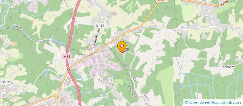 localisation de l'entreprise SCI ALTAVA à TARNOS