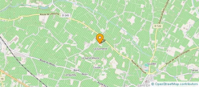 localisation de l'entreprise SCI ALTDEC  SAINT-EMILION