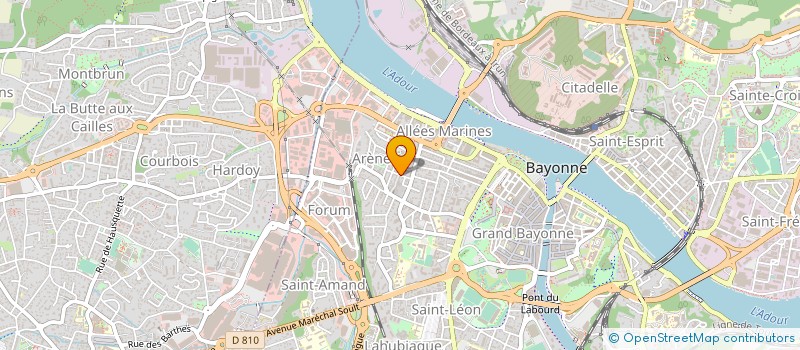 localisation de l'entreprise SCI ALTEA à BAYONNE