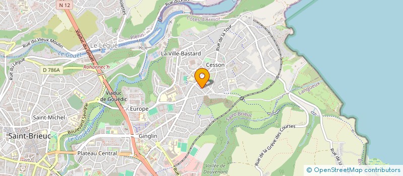 localisation de l'entreprise SCI ALTEA à SAINT-BRIEUC