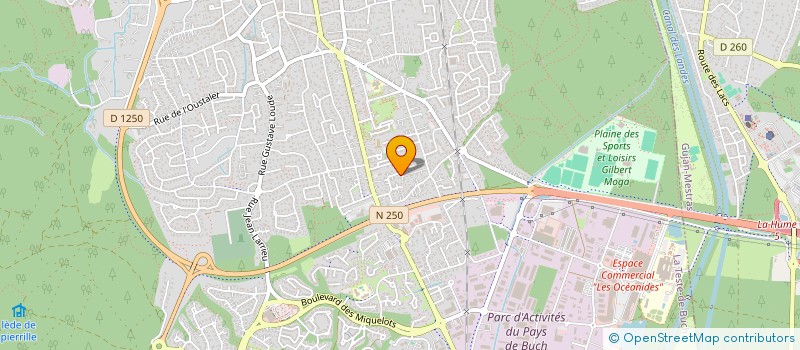 localisation de l'entreprise SCI ALTEA à LA TESTE-DE-BUCH