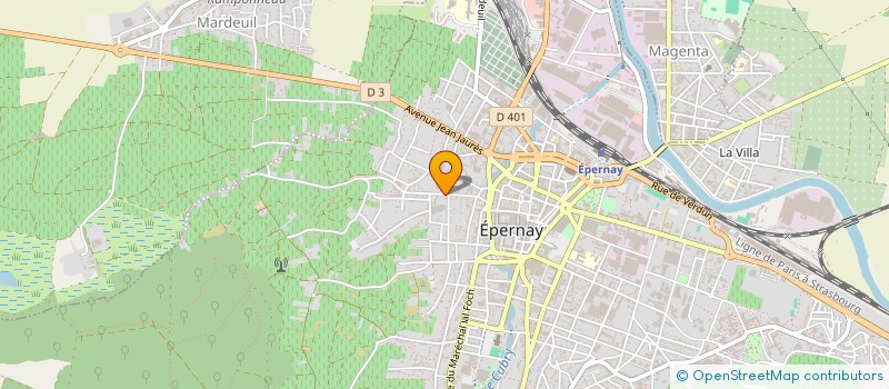 localisation de l'entreprise SCI ALTEA  EPERNAY