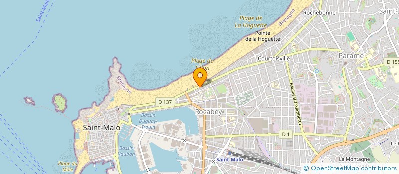 localisation de l'entreprise SCI ALTEA  SAINT-MALO
