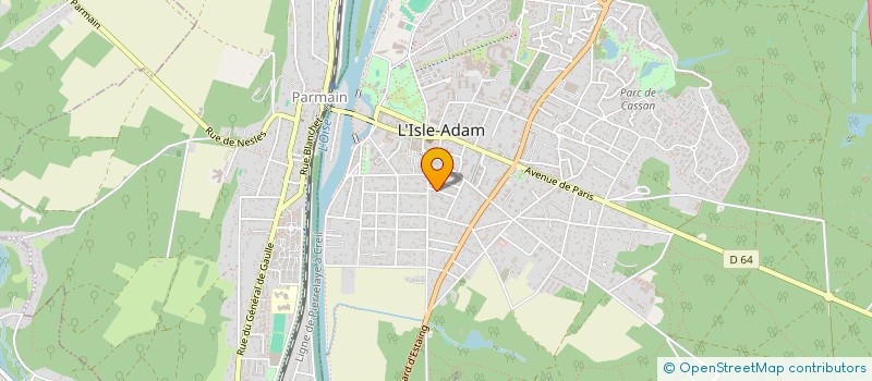 localisation de l'entreprise SCI ALTEA  L'ISLE-ADAM