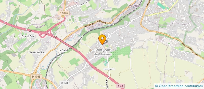 localisation de l'entreprise SCI ALTEIRAC - GIROD  SAINT-JEAN-DE-MOIRANS