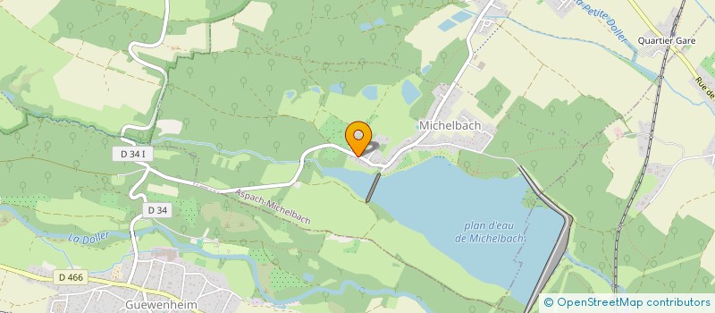 localisation de l'entreprise SCI ALTENBACH LCD  ASPACH-MICHELBACH