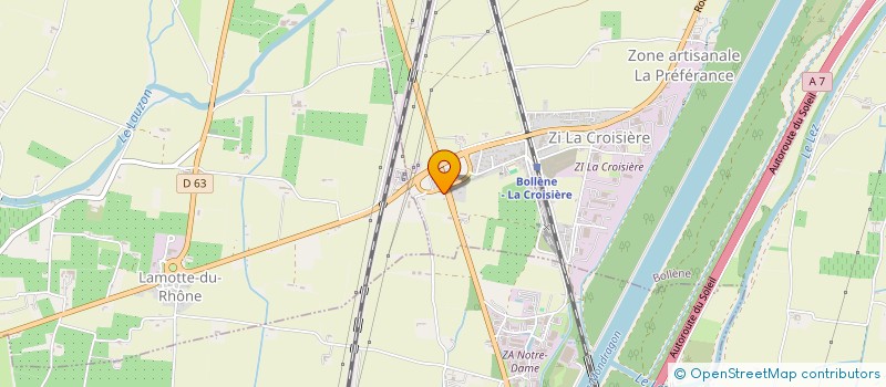 localisation de l'entreprise SCI ALTENKESSEL 2000  BOLLENE