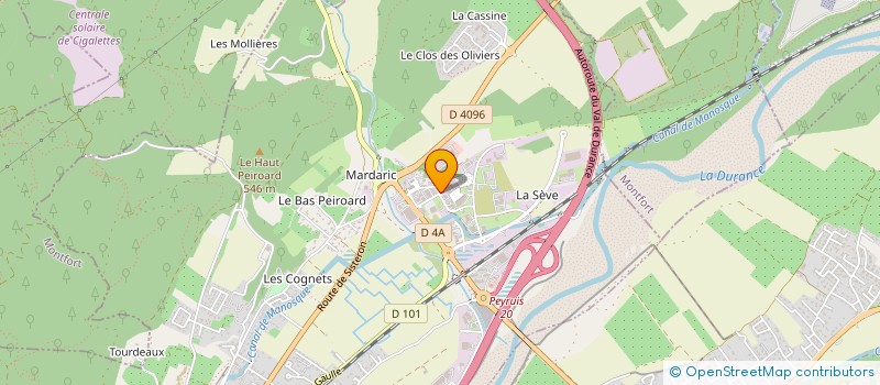 localisation de l'entreprise SCI ALTER EGO  PEYRUIS