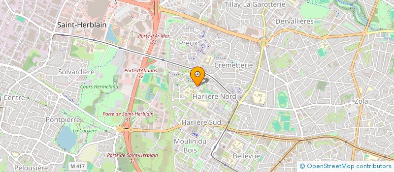 localisation de l'entreprise SCI ALTER EGO IMMOBILIER  SAINT-HERBLAIN