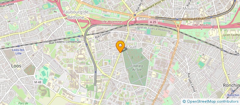 localisation de l'entreprise SCI ALTER-NATIVE à LILLE