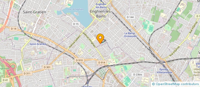 localisation de l'entreprise SCI ALTER OFFICE à ENGHIEN-LES-BAINS