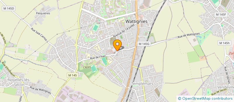 localisation de l'entreprise SCI ALTERA EGO IMMO  WATTIGNIES