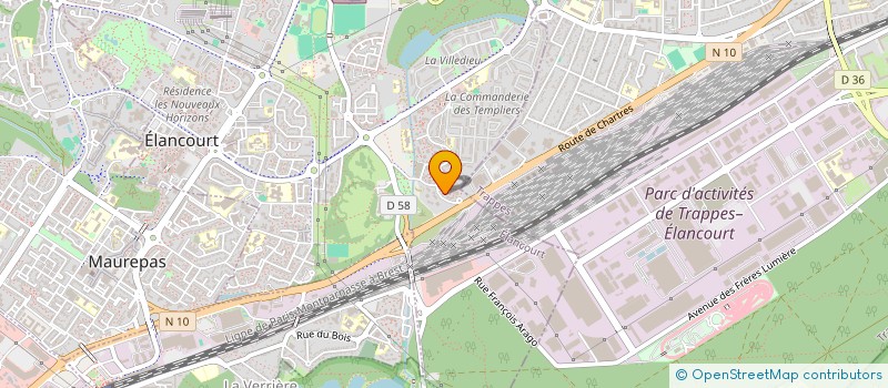 localisation de l'entreprise SCI ALTERNANCE  ELANCOURT