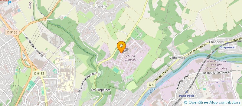 localisation de l'entreprise SCI ALTERNATIVE  ENNERY