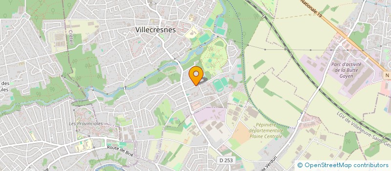 localisation de l'entreprise SCI ALTES INVEST  VILLECRESNES