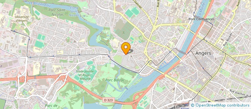 localisation de l'entreprise SCI ALTHE à ANGERS