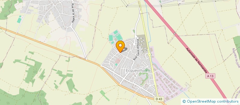 localisation de l'entreprise SCI ALTHICA  ECQUEVILLY