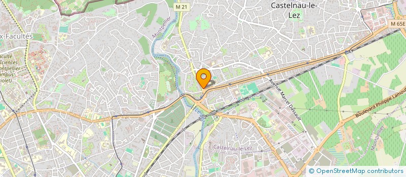 localisation de l'entreprise SCI ALTHO  LA GRANDE-MOTTE