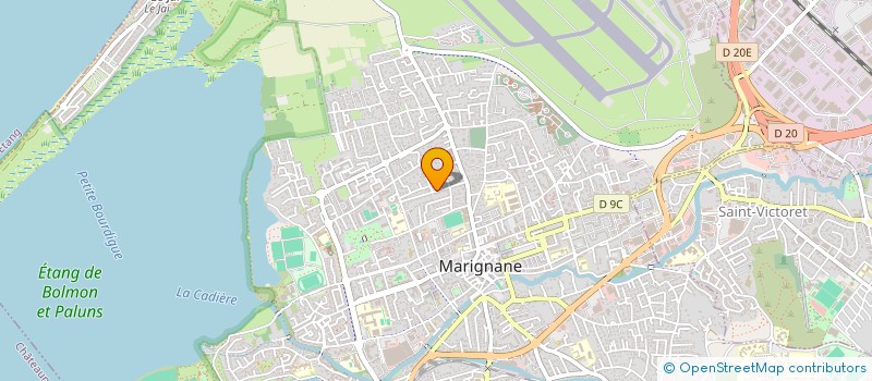 localisation de l'entreprise SCI ALTHO  MARIGNANE