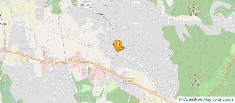 localisation de l'entreprise SCI ALTHO  MONTAUROUX